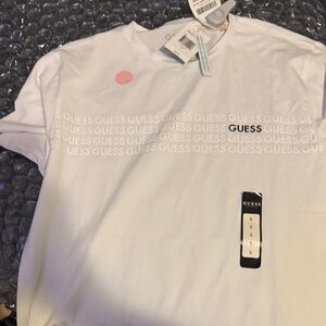 Guess White Organic Cotton Tee